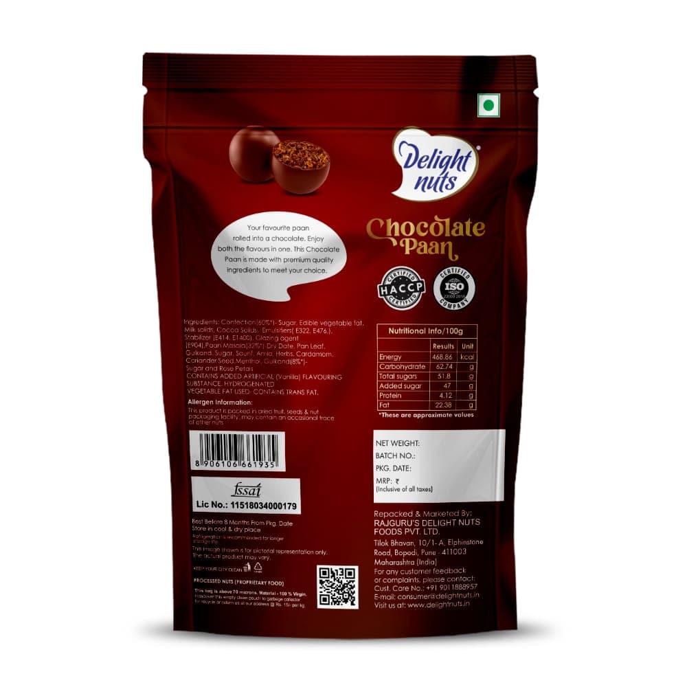 Delight Nuts Chocolate Paan thumbnail 2