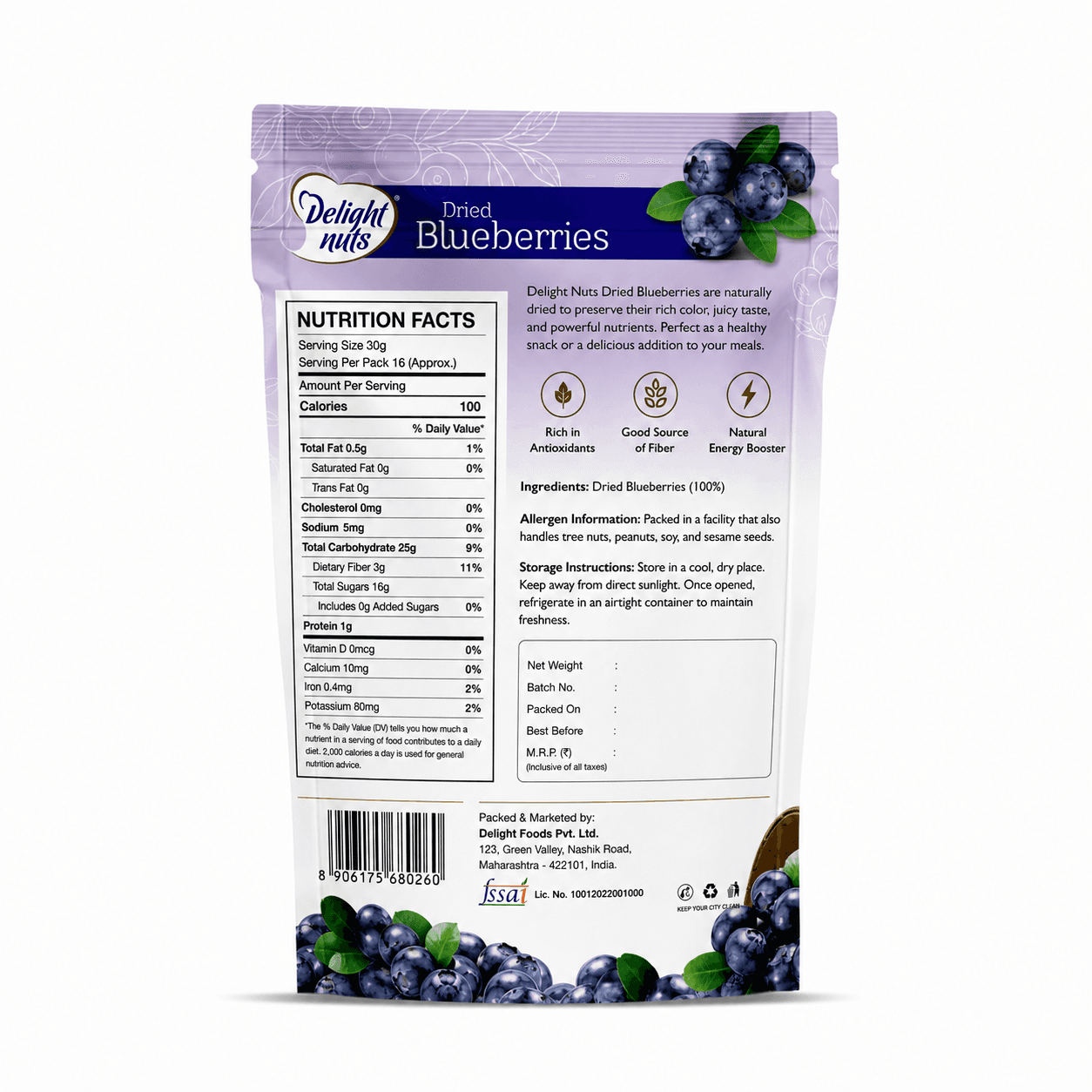Dried Blueberries thumbnail 2