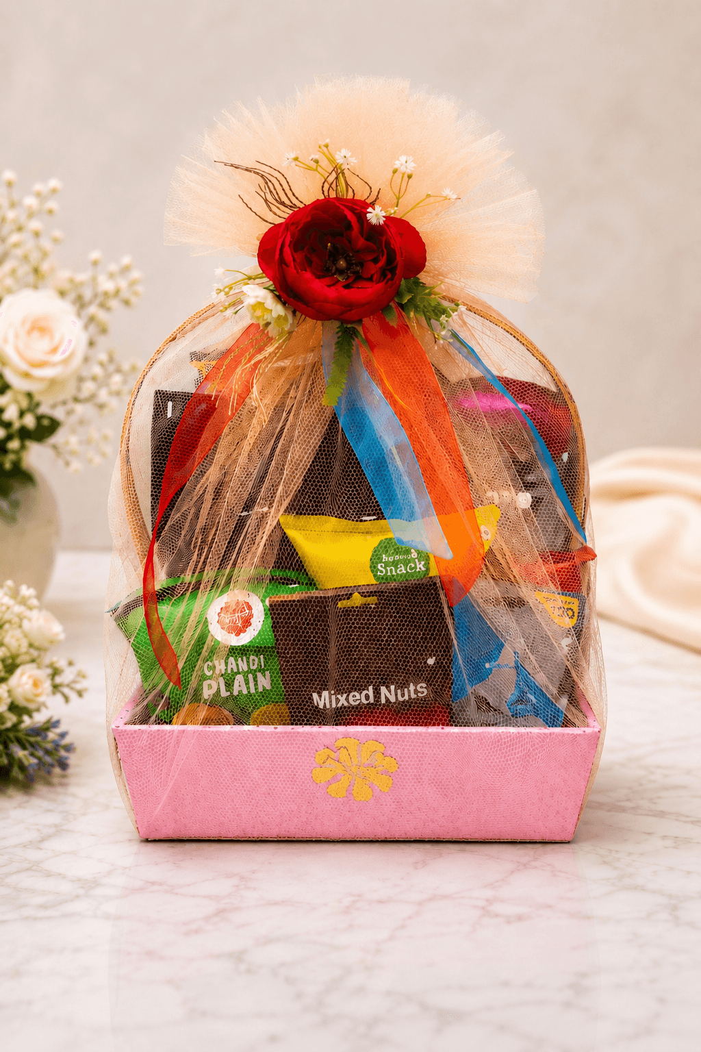 Golden Petal Celebration Tray image 1