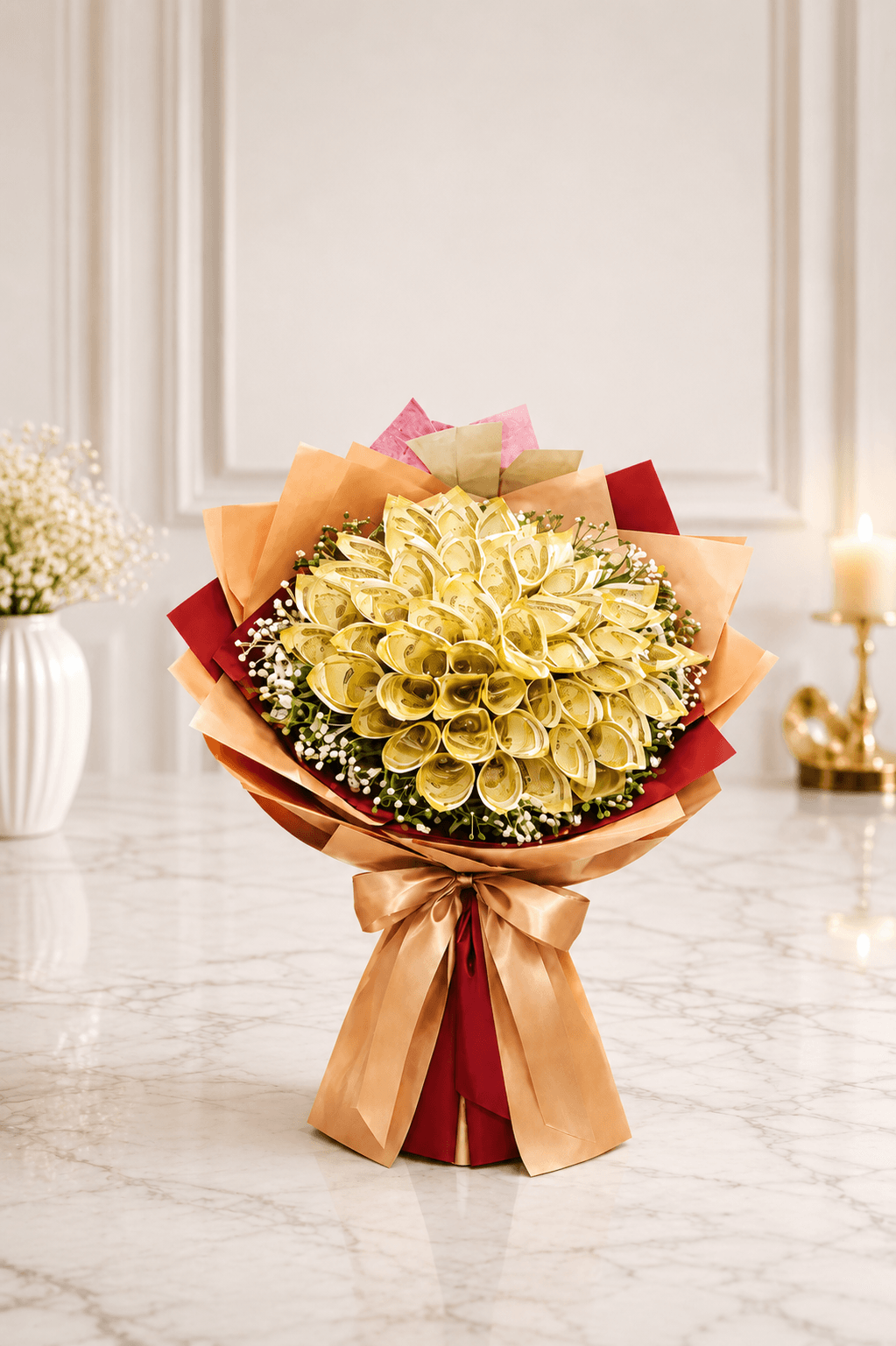 Golden Prosperity Luxe Bouquet image 1